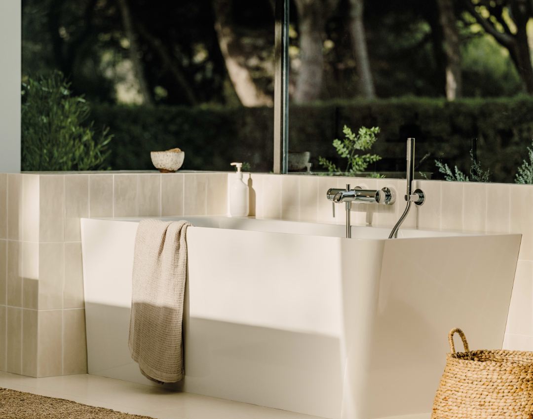 Roa Ona collection available from our bathroom showroom in Leicester.