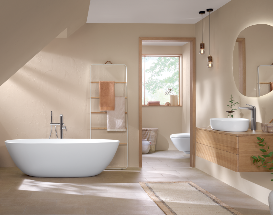 Villeroy & Boch Vanity Unit & Washbasin Available at J.A.Clarke & Co - bathroom showroom and plumbers merchant in Leicester.
