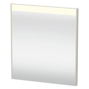 Duravit Brioso Mirror with Lighting in Taupe Matt Discounted Bathroom Clearance Item