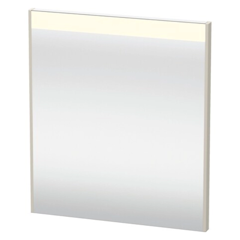Duravit Brioso Mirror with Lighting in Taupe Matt Discounted Bathroom Clearance Item