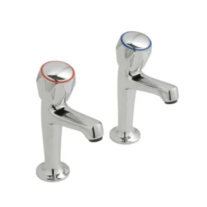 Vado Astra Contract High Neck Sink Pillar Taps Discounted Bathroom Clearance Item
