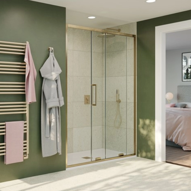 Crosswater Optic 10 Single Sliding Shower Door Discounted Bathroom Clearance Item