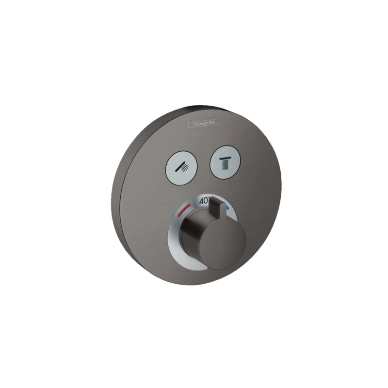 Hansgrohe Brushed Bronze ShowerSelect S Concealed Valve Discounted Bathroom Clearance Item