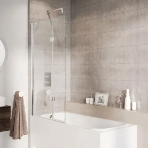 Roman Innov8 Outward Folding Bath Screen Discounted Bathroom Clearance Item